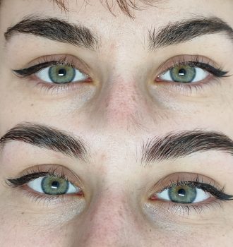 Alisado de cejas antes y después_(1)